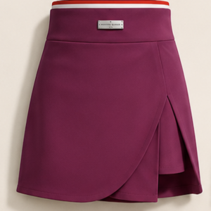 Jupe de golf pour femme – Couleur Bordeau